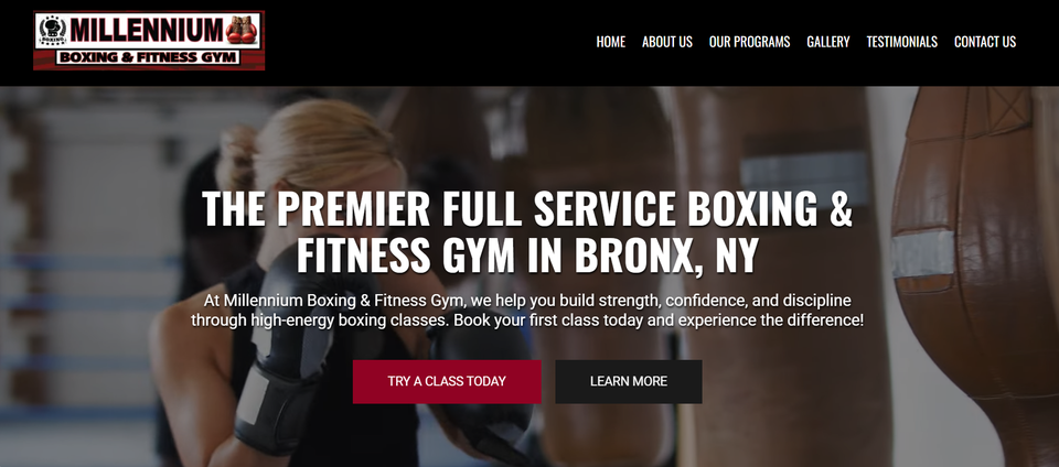 Millenium boxing gym demo screenshot 1