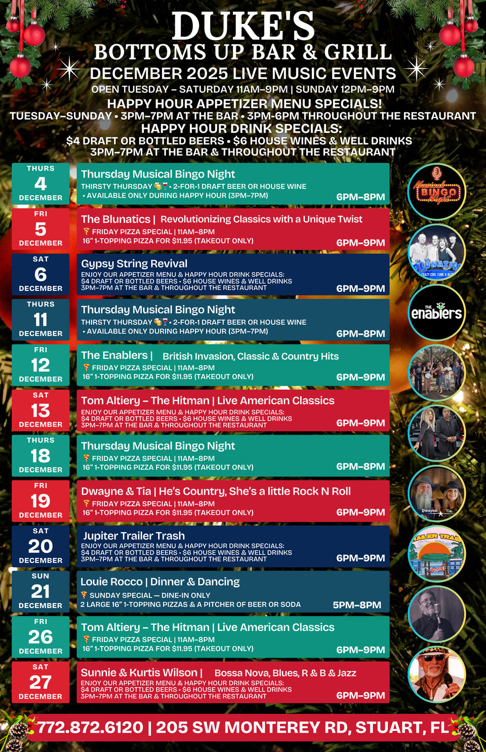 Dukes upcoming events post