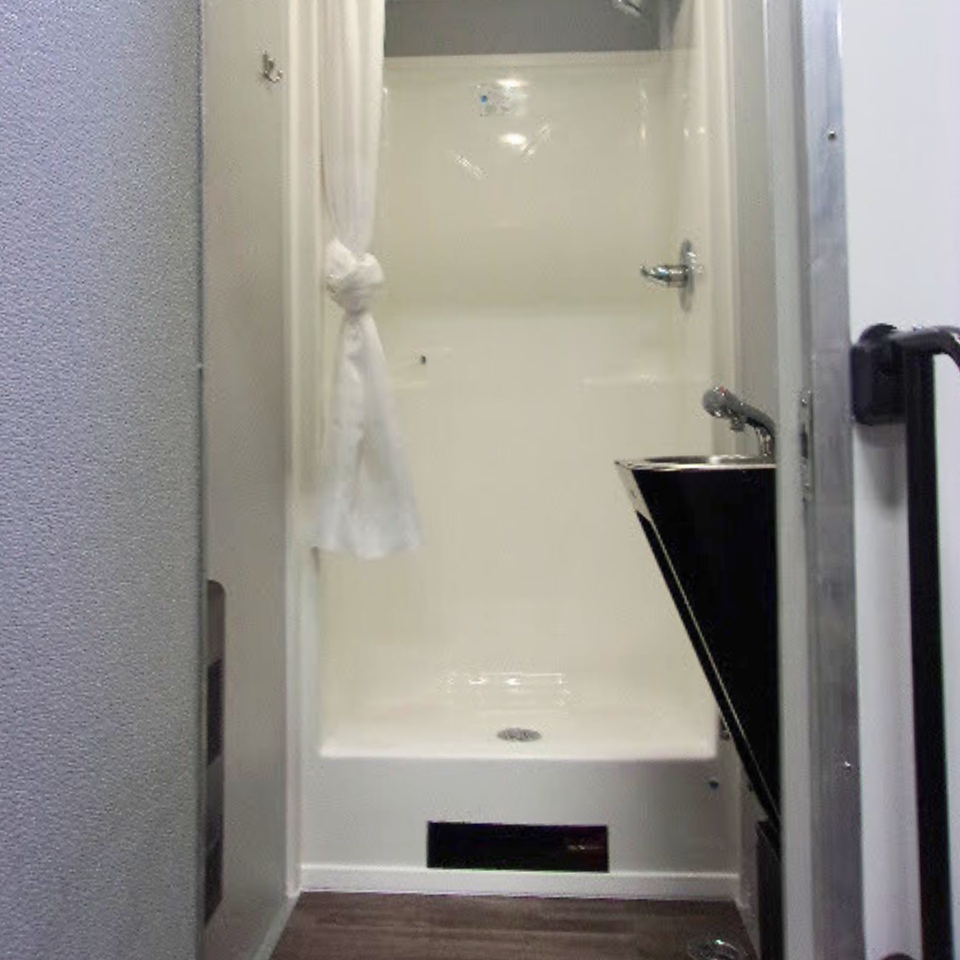 Shower Trailer Interior