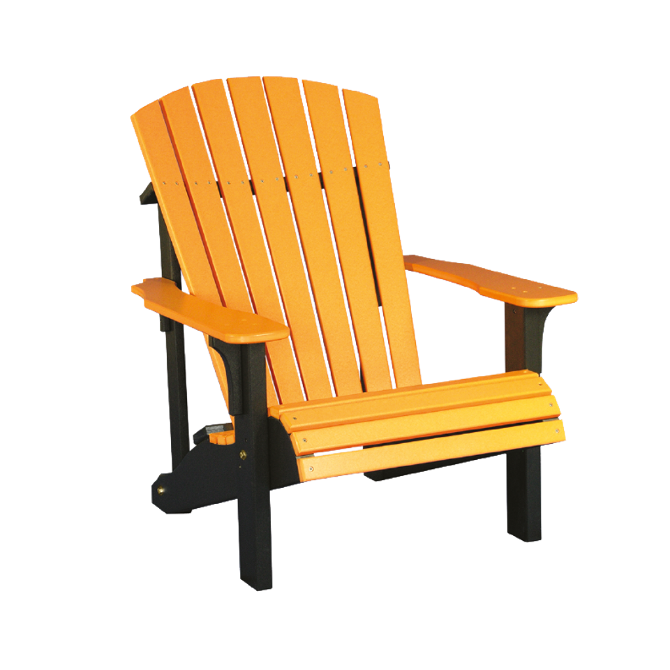 9 hlf deluxe adirondack chair   tangerine