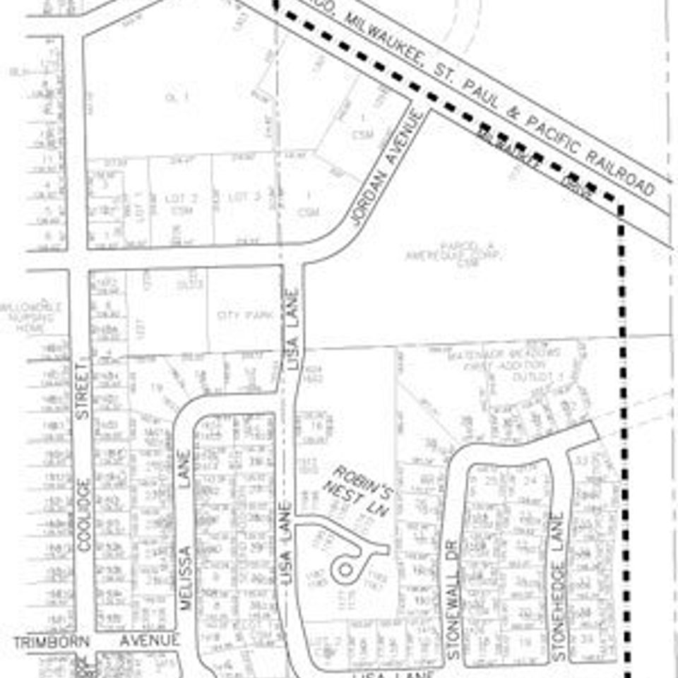 Matenaer subdivision map