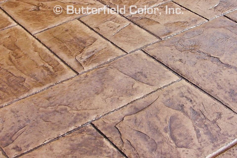 Select outdoor solutions   tulsa oklahoma   decorative stamped stained concrete   concrete stamp options   tile   majestic ashlar