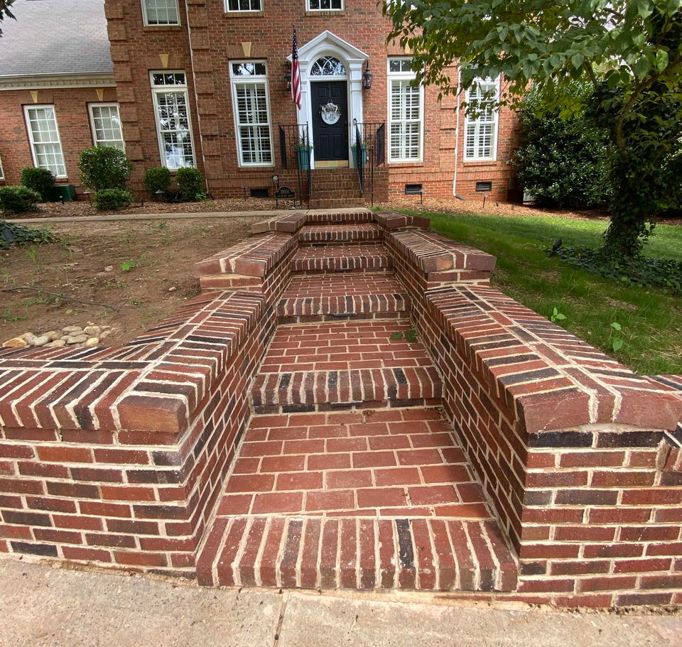 Brick steps