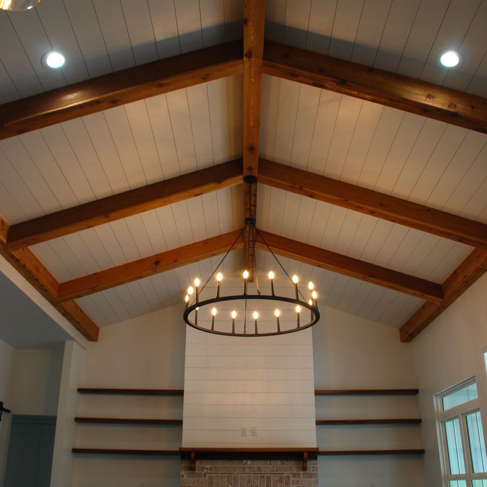 Bell ceiling w fp