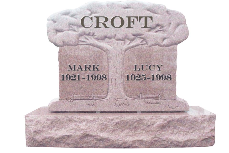 Croft tree stone