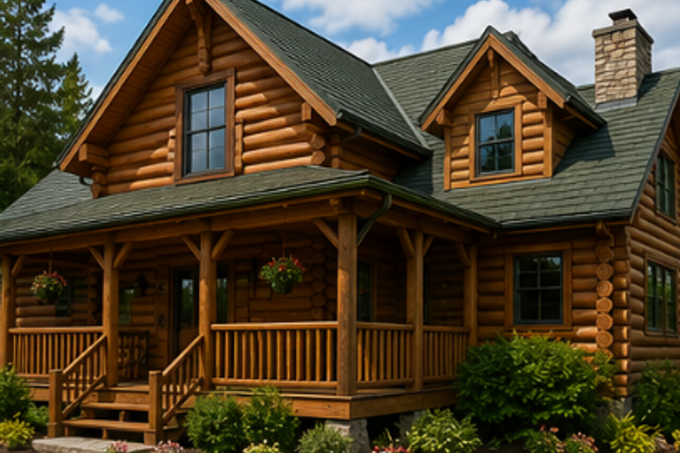Log home restoration