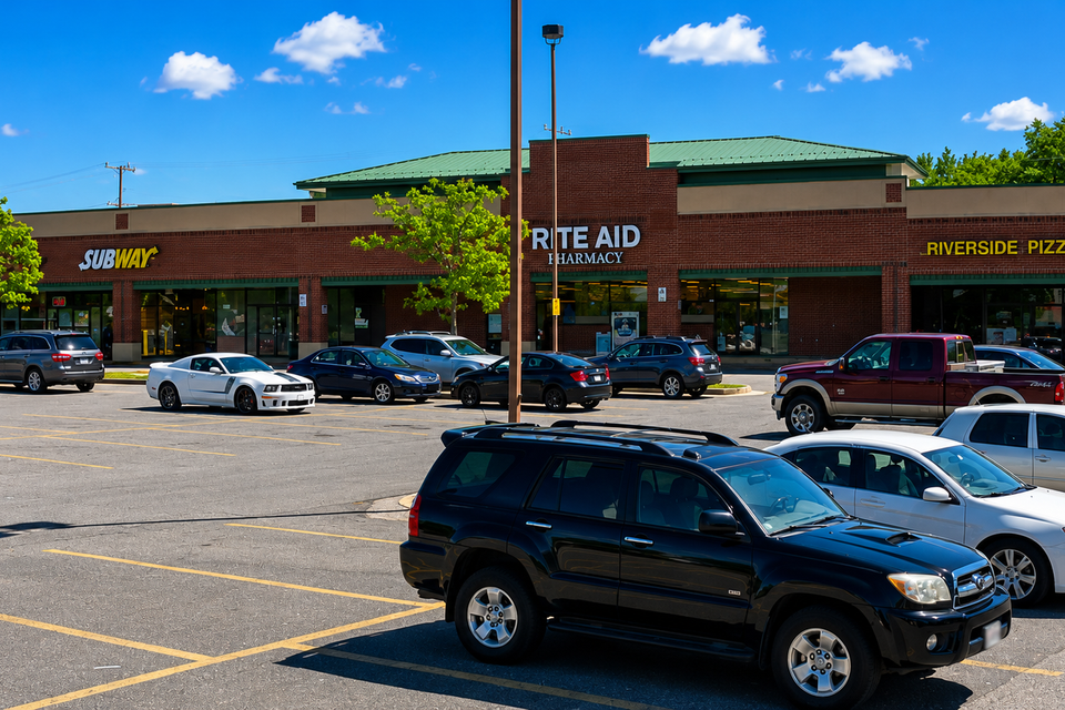 Riverside shopping center