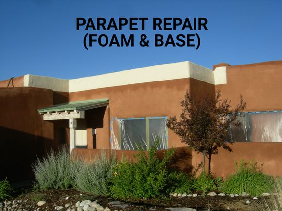 Parapet repair(foam base) 7.7.09