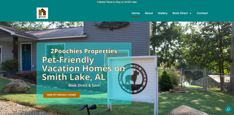 2Poochies Properties website by North AL Social 