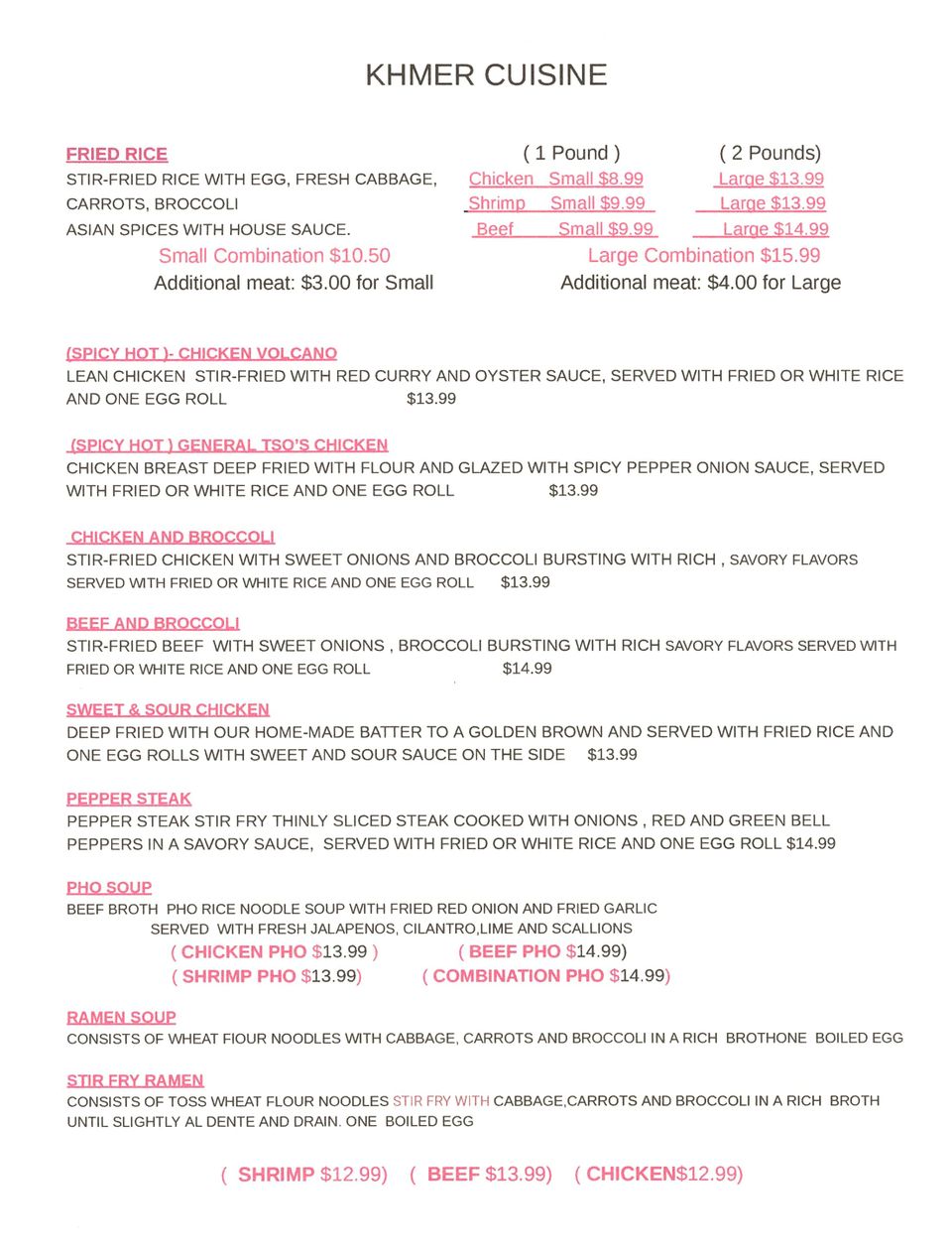 Wagon wheel restaurant menu   asian classics   page 6