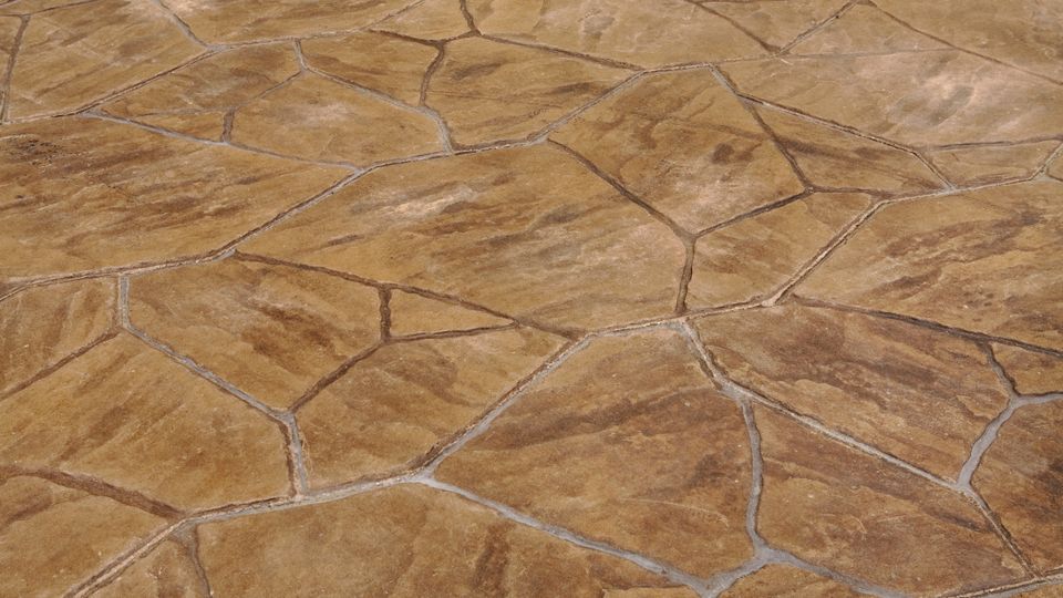 Stained concrete patio ideas