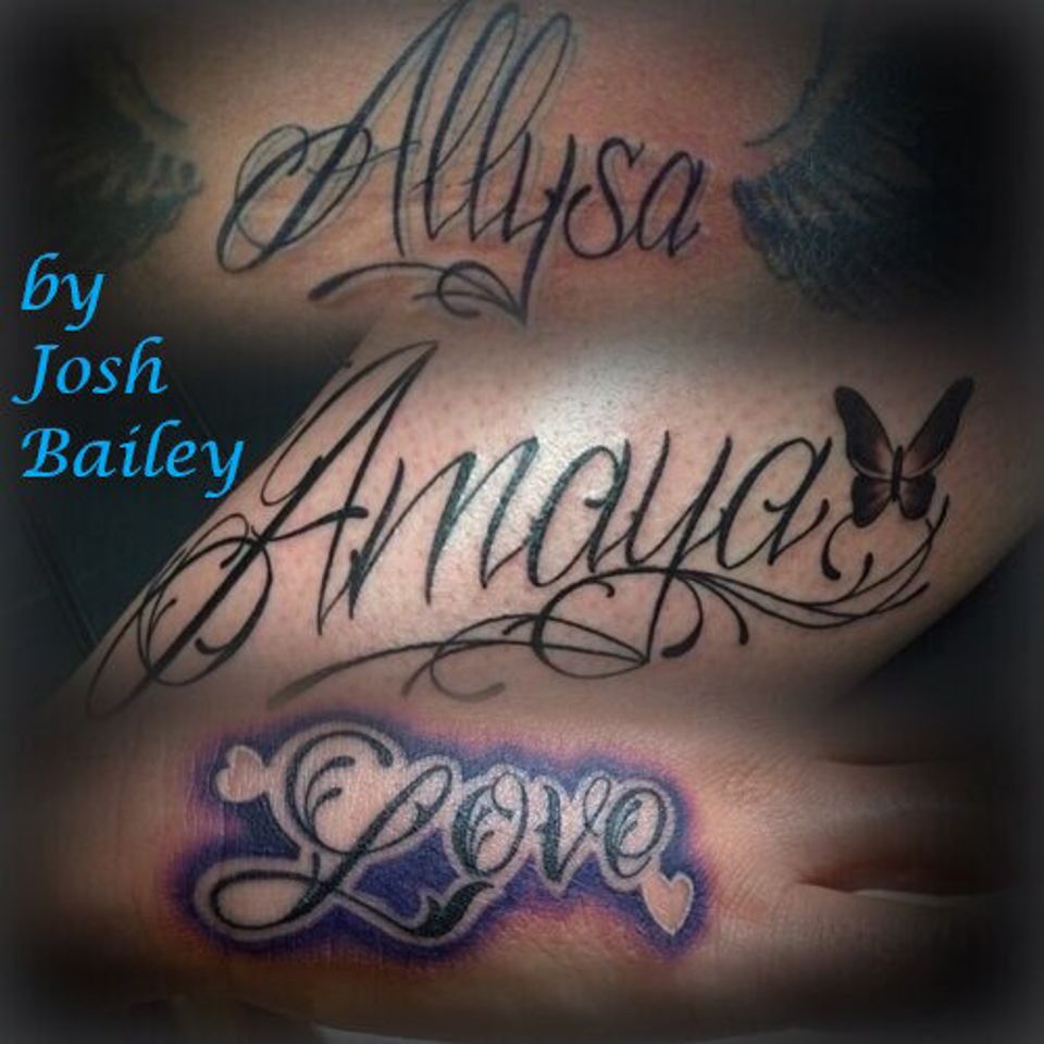 Josh script collage
