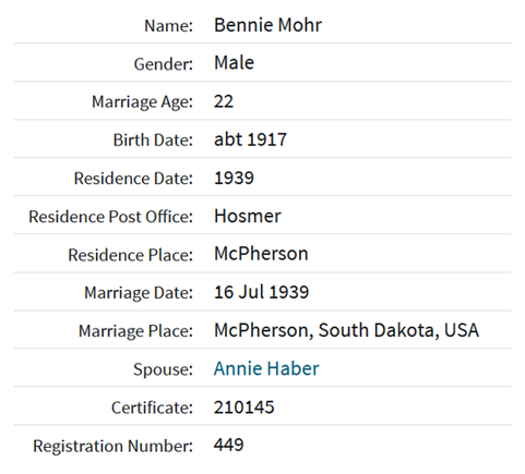 Bennie mohr