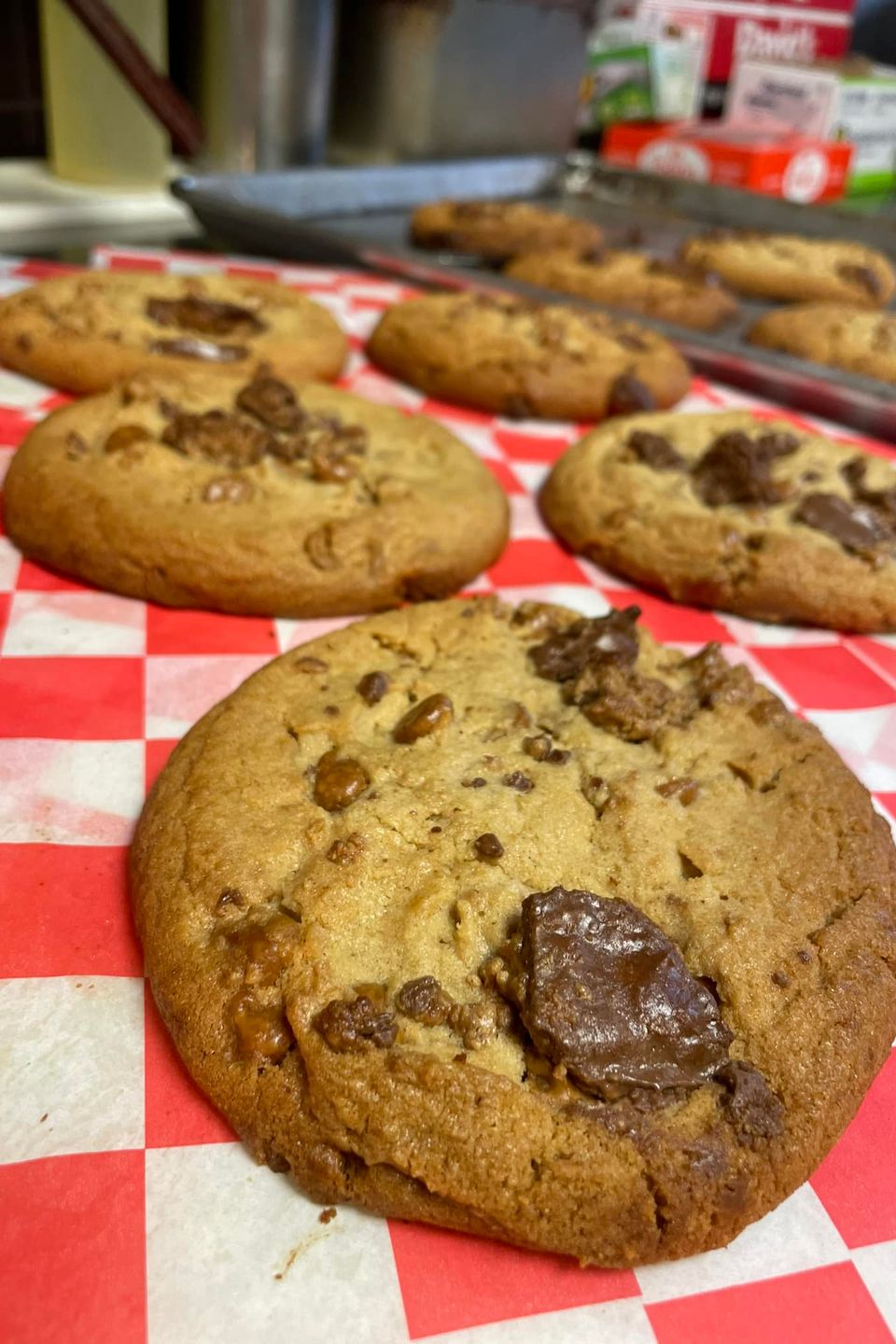 Yummy chocolate cookies from Inferno The Restaurant in Sound Beach