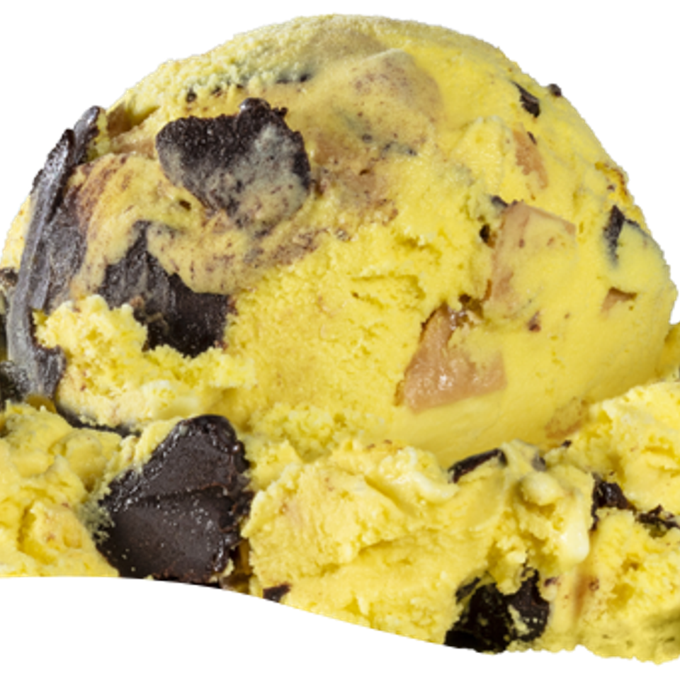 Banana PB Moosetracks Ice Cream, Yoyos Ice Cream in Beaufort