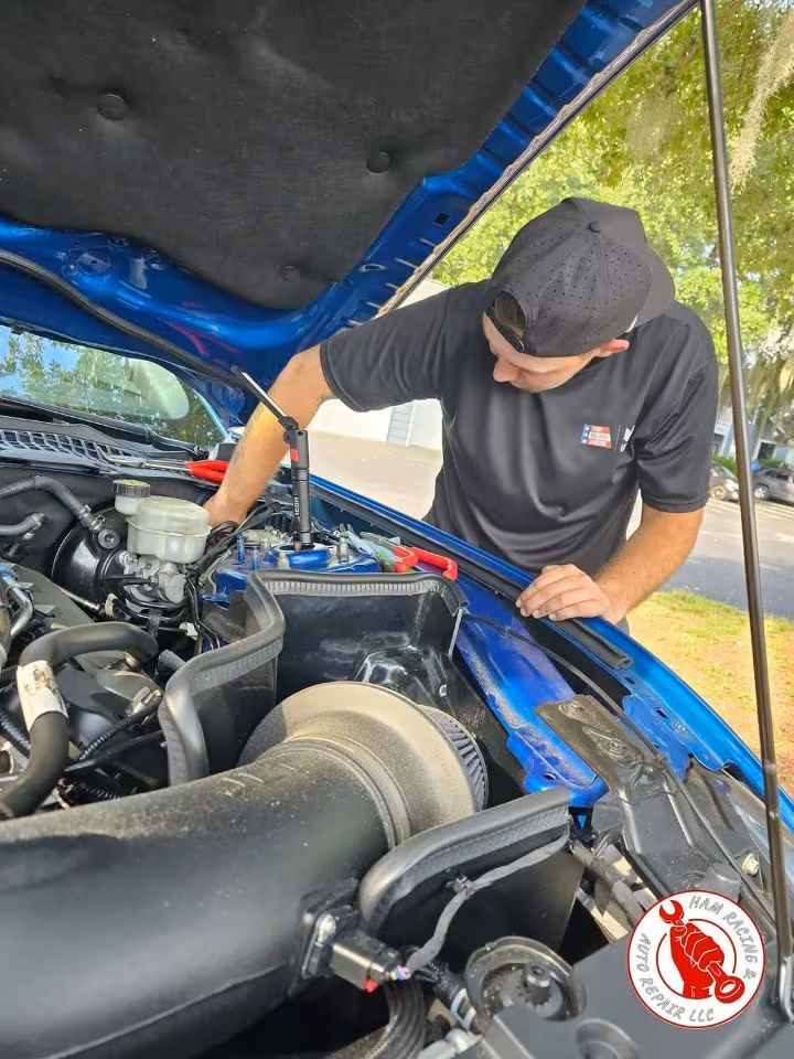 Ham auto repair llc storefront located at 110 d castle rock rd