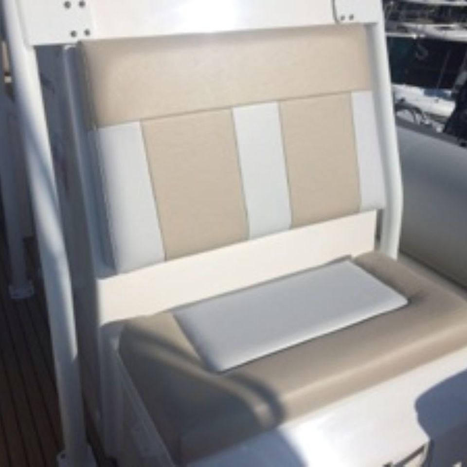 Bench seat on boat 2