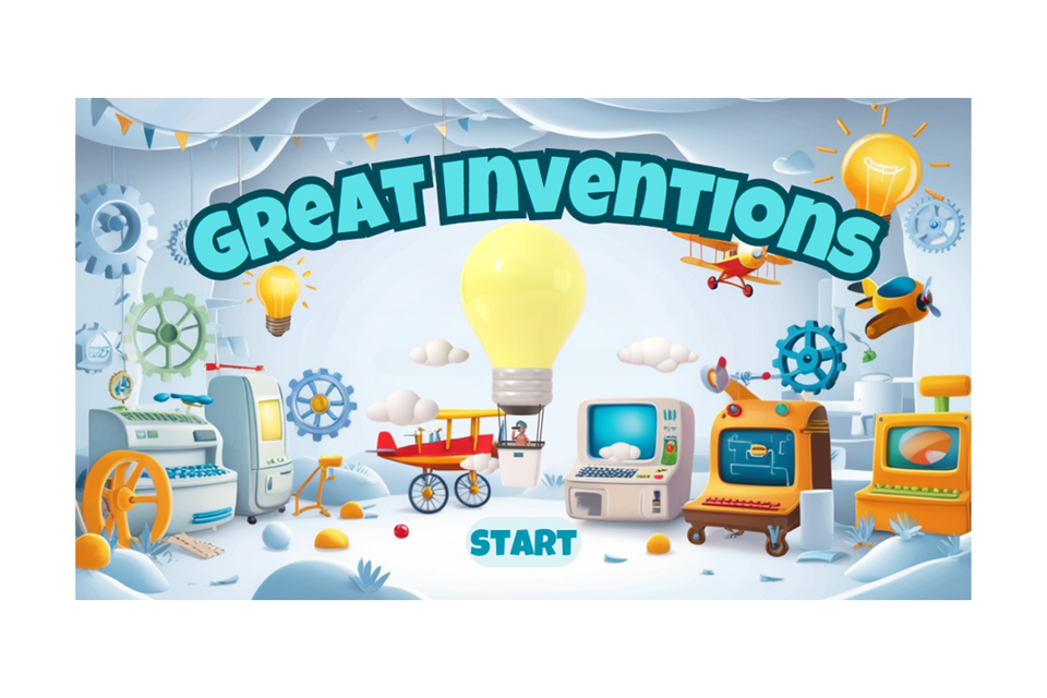 Great inventions   kids interactive quiz game