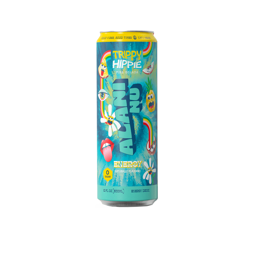 Trippy hippie alani energy drink
