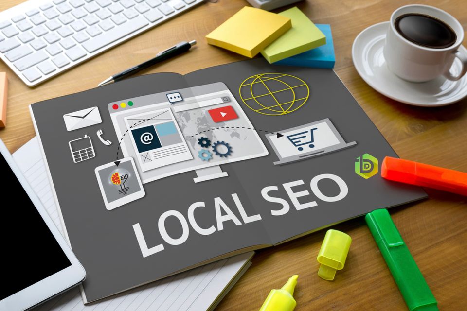 Local serach w logo biz design pro