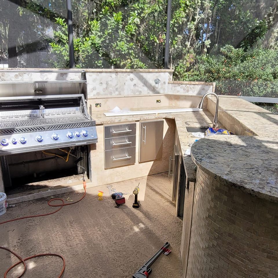 Tree of life2outdoor kitchen
