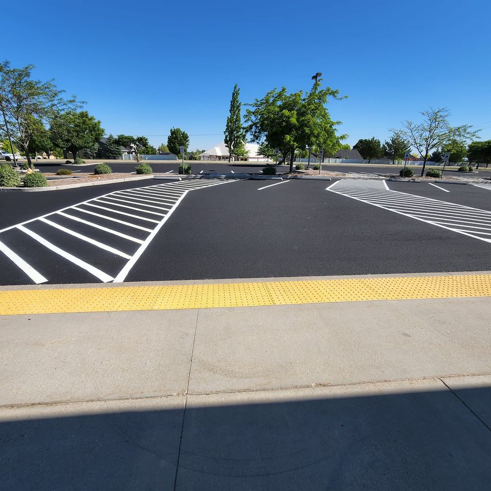 Prime Construction & Asphalt Caldwell ID asphalt striping marking