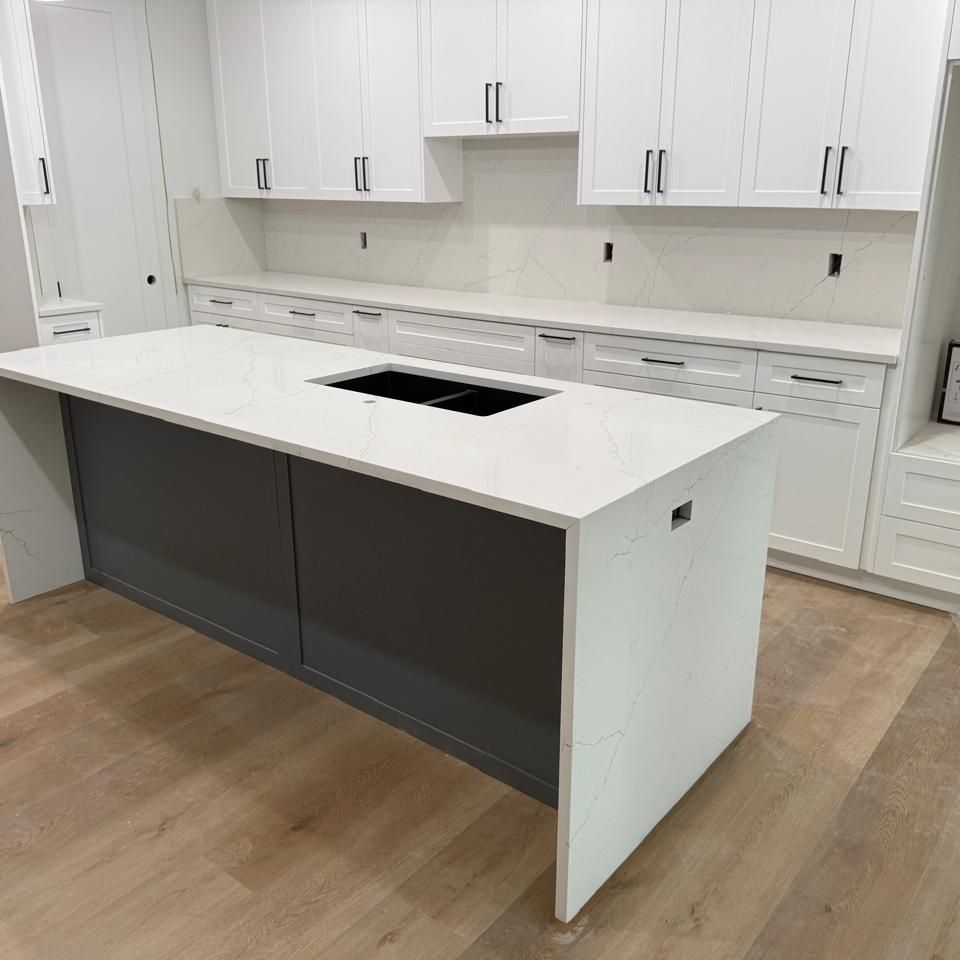 Beautifully designed kitchen with amazing countertops
