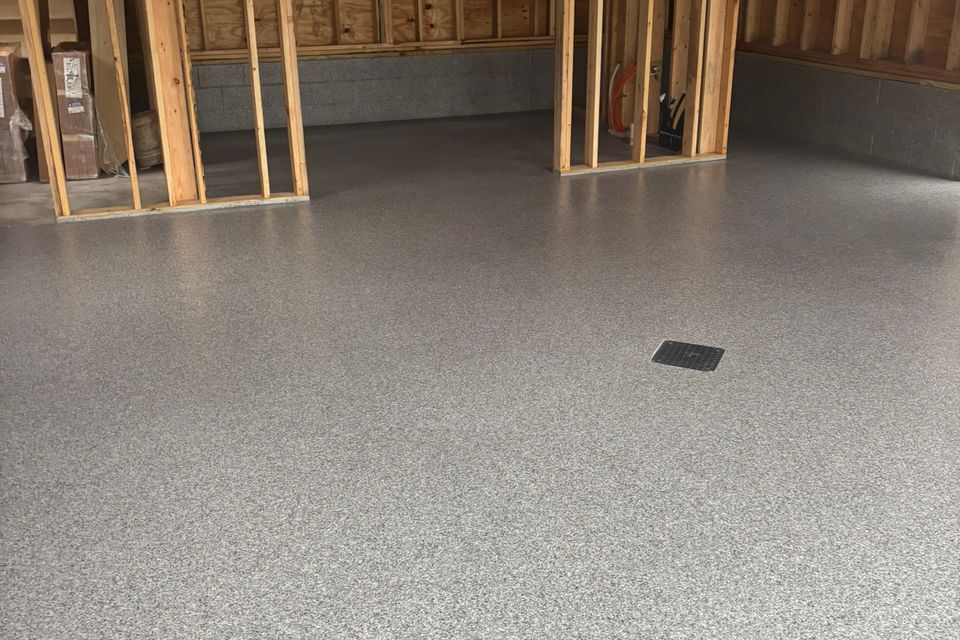 Epoxy flooring work done by Floorific Creations in Northeast Ohio