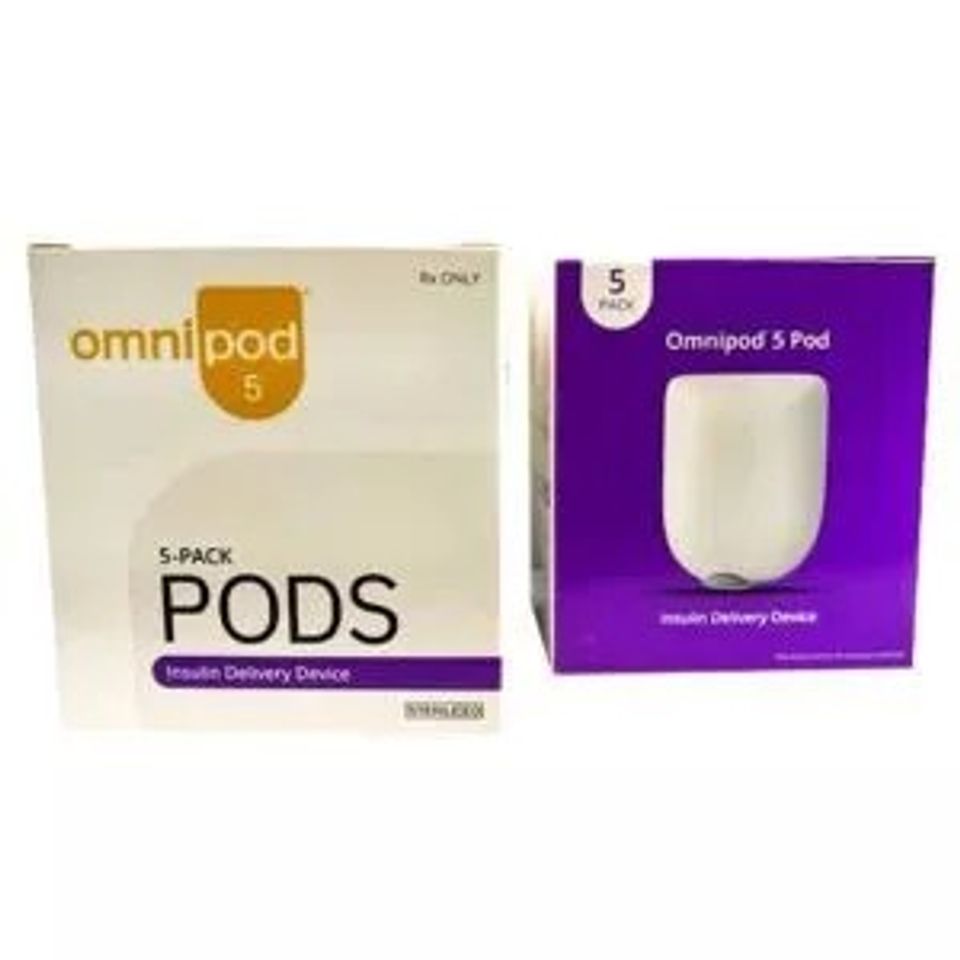 Omnipod - 5pk (New Purple & White)