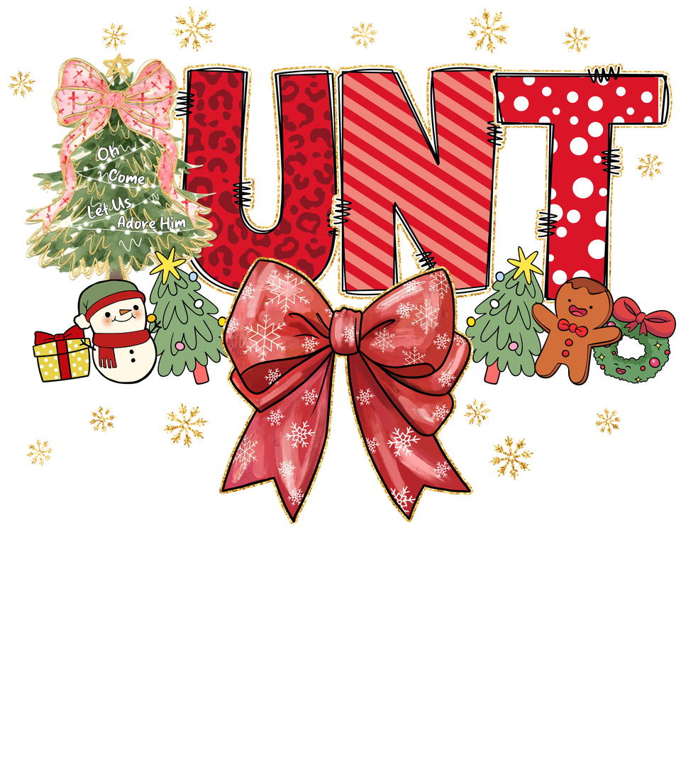 Seasons   christmas family bow aunt