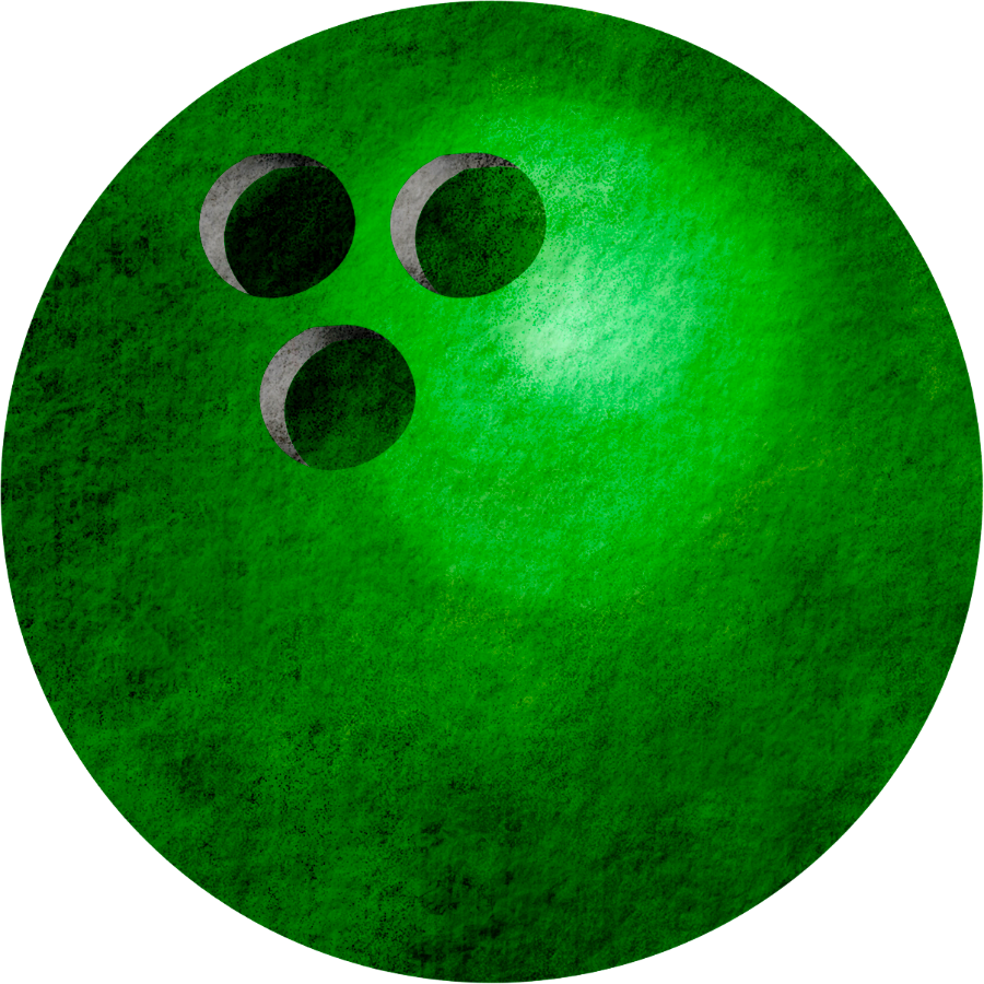 Bowling   bowling ball green 6
