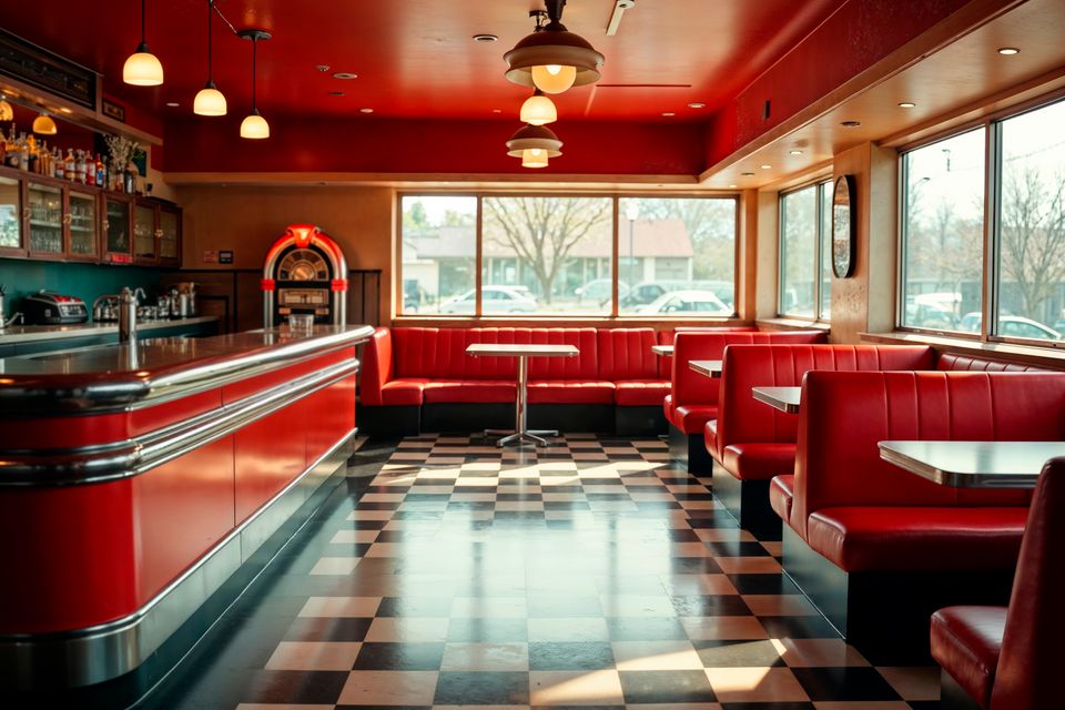 Cinematic film location decor