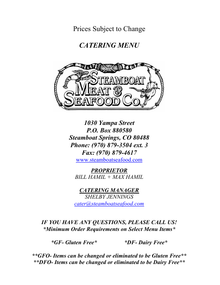Steamboat Meat and Seafood - Meat and Seafood Catering