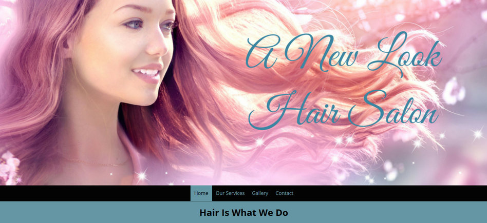 A new look hair salon header
