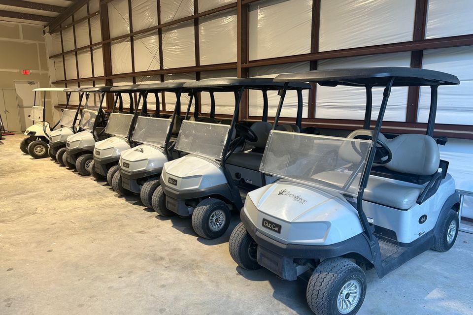 Fleet of carts at NGC headquarters