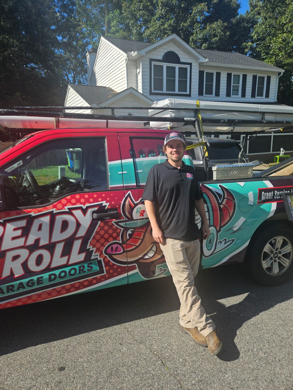 the ready to roll garage doors team, trusted garage door technicians