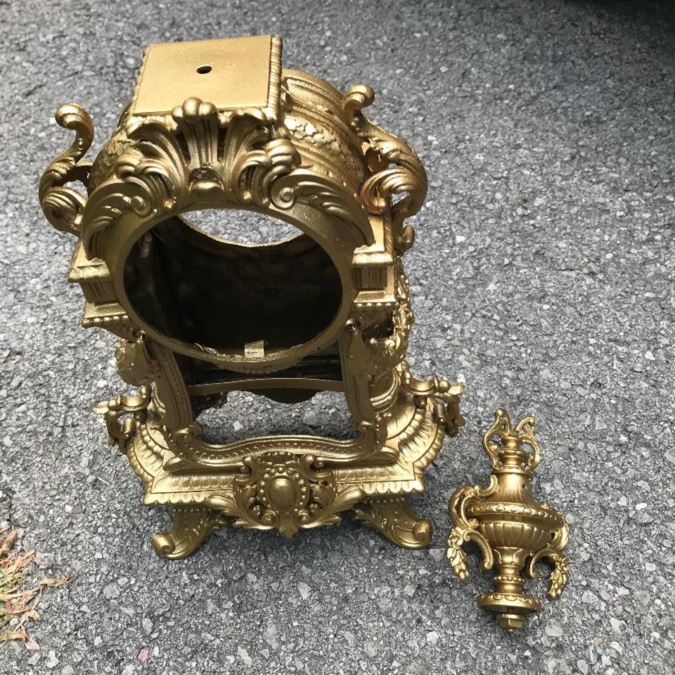 Gold clock