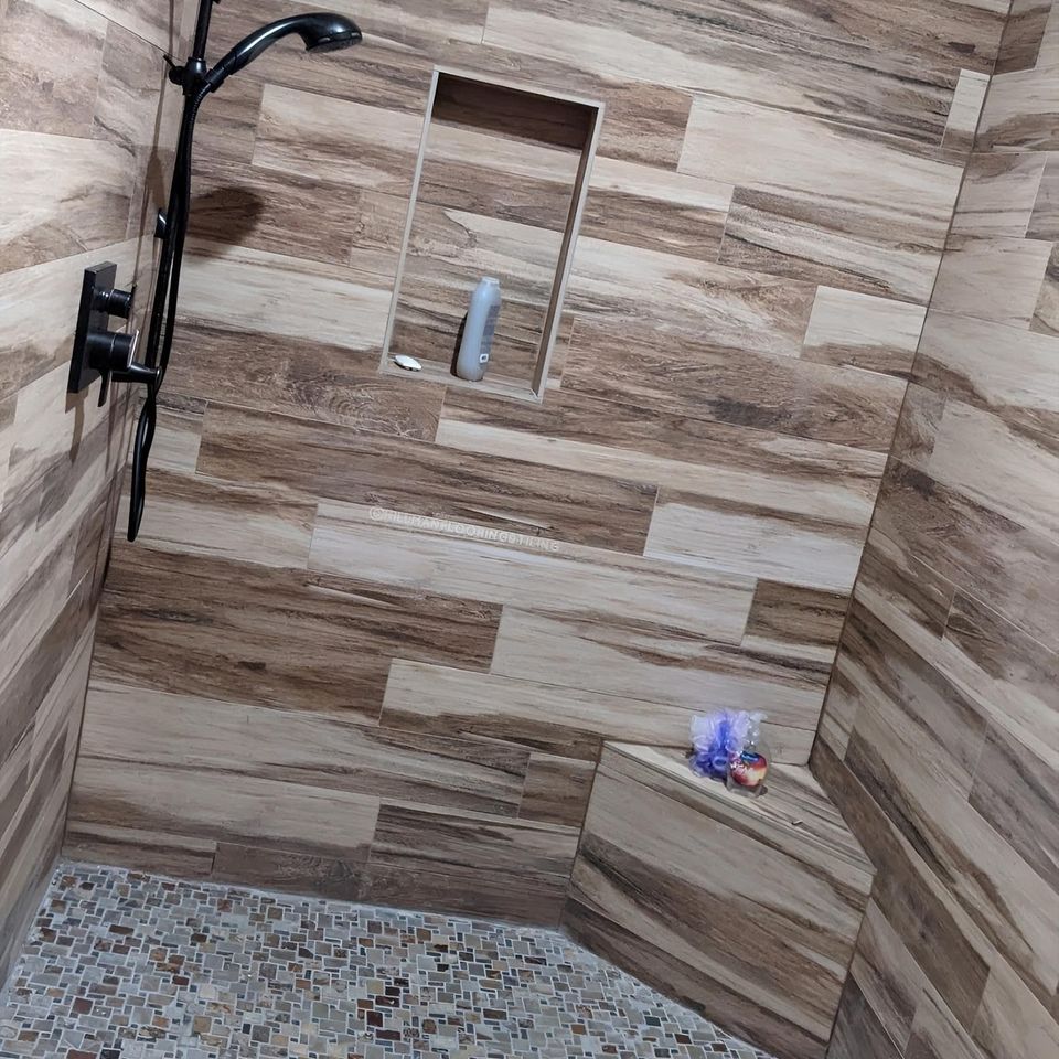 Shower and tub
