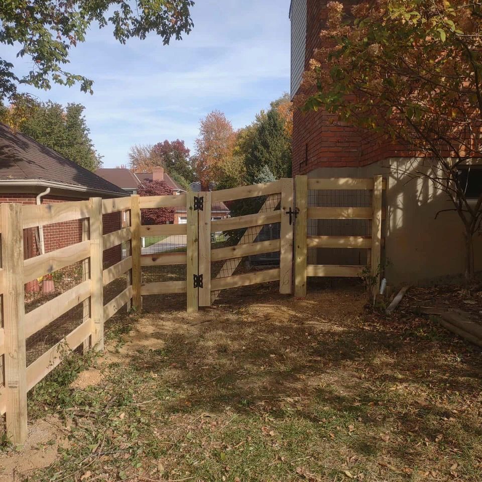 Fence gate install cincinnati  041