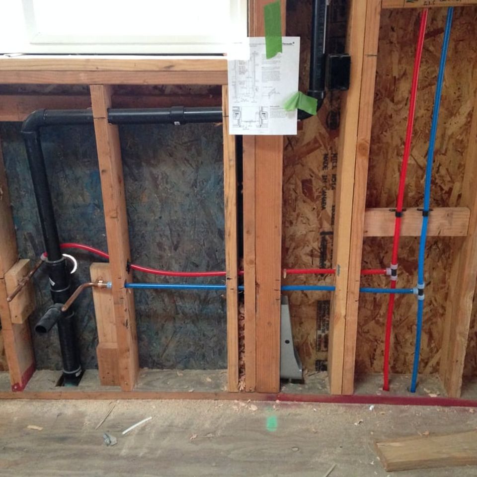 Uponor pex pipe for new construction home done in Redondo Beach