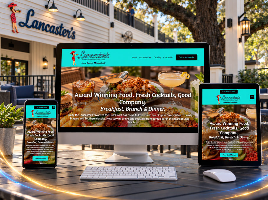 Lancaster’s Long Beach website showcased on devices