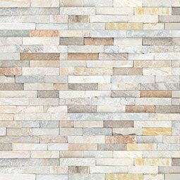 Malibu gold stacked stone panels