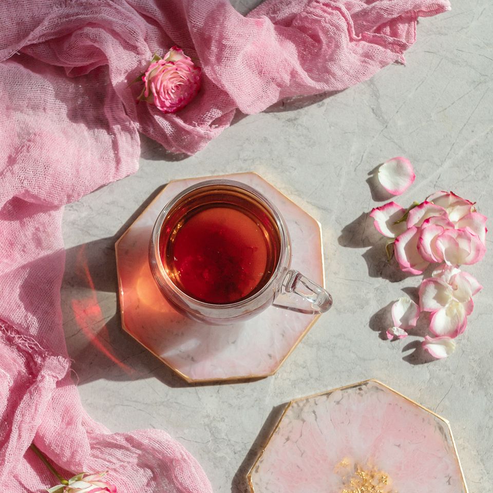 Spiritual tea ritual used during psychic and spiritual readings