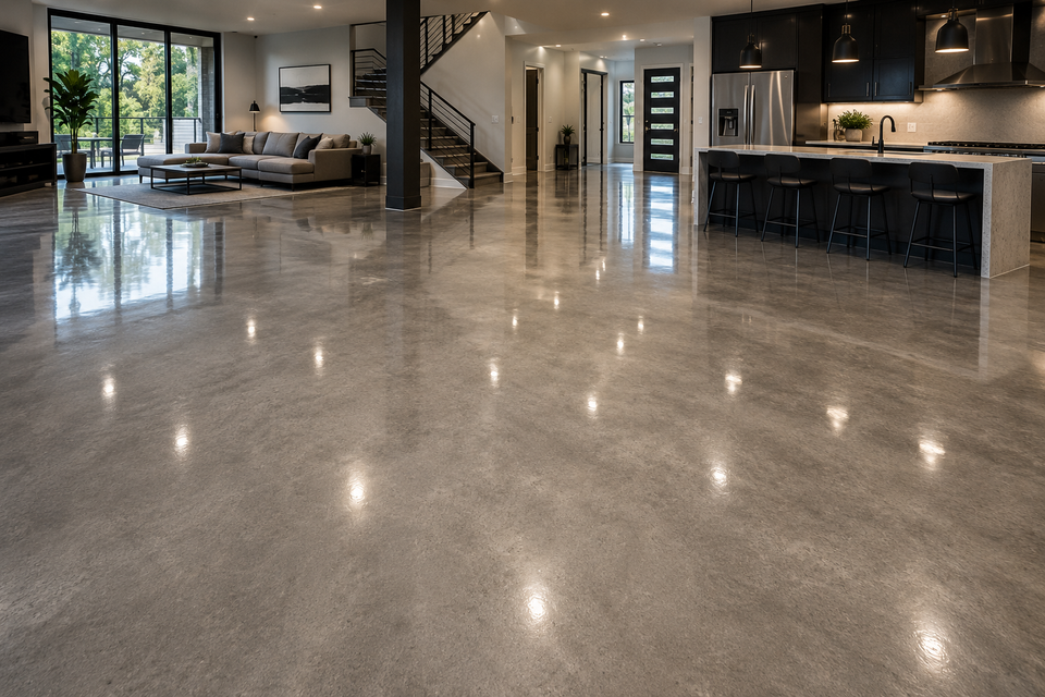Polished concrete