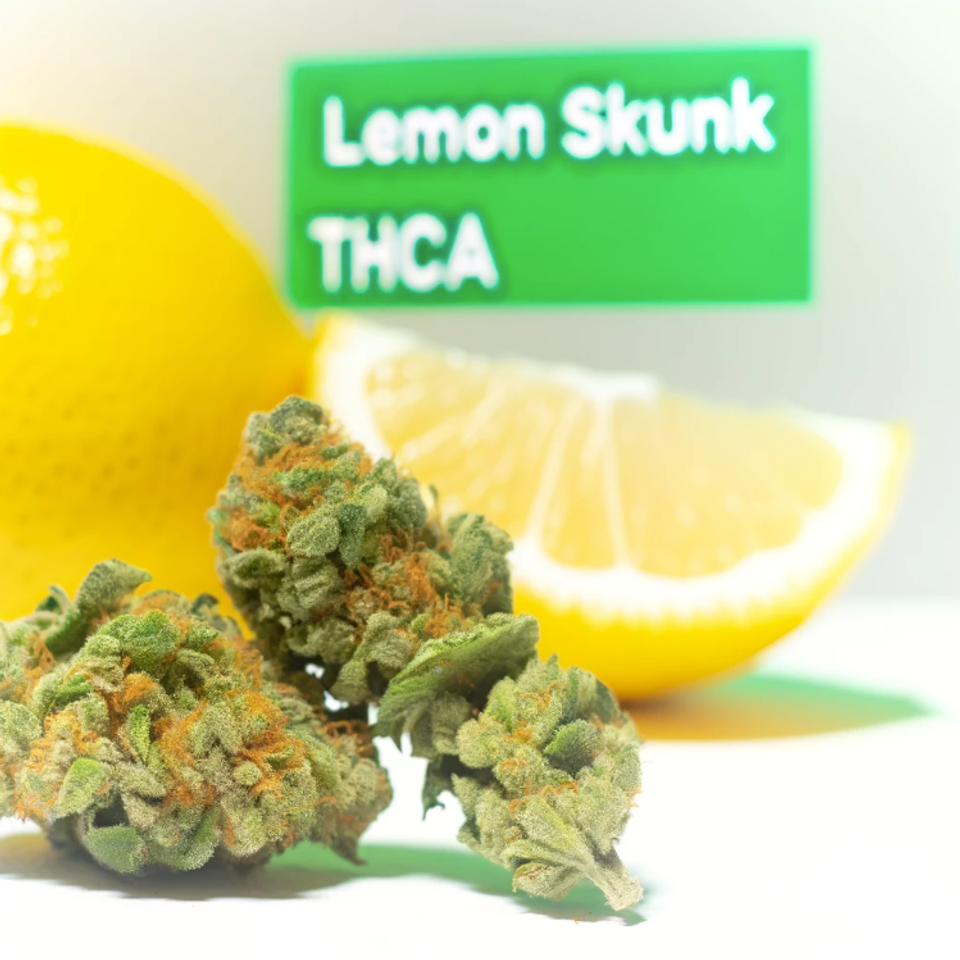 Lemon skunk thca flower