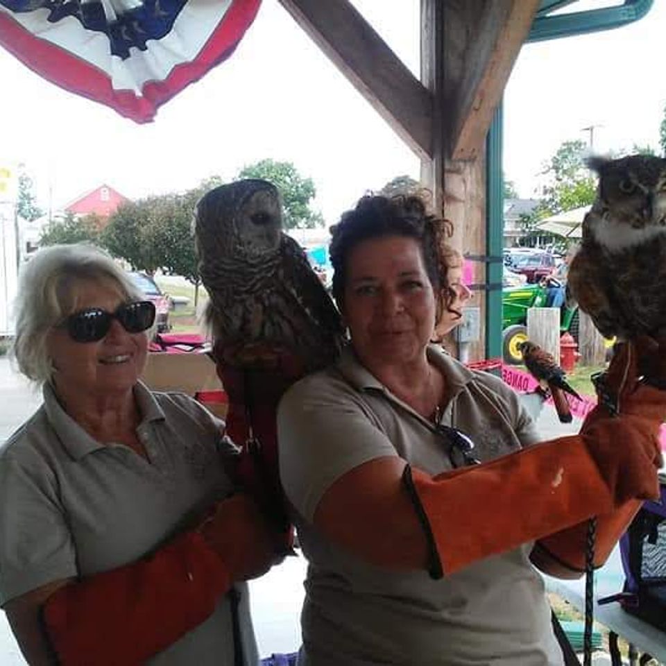 Peggy and Brandi at a festival in Niagara County NY