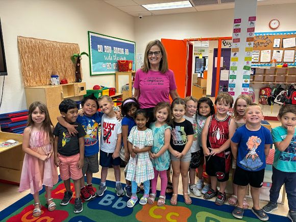 Miss Becky and class