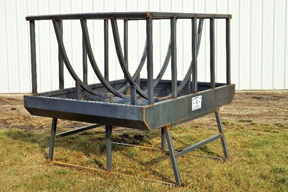 Single horse balefeeder