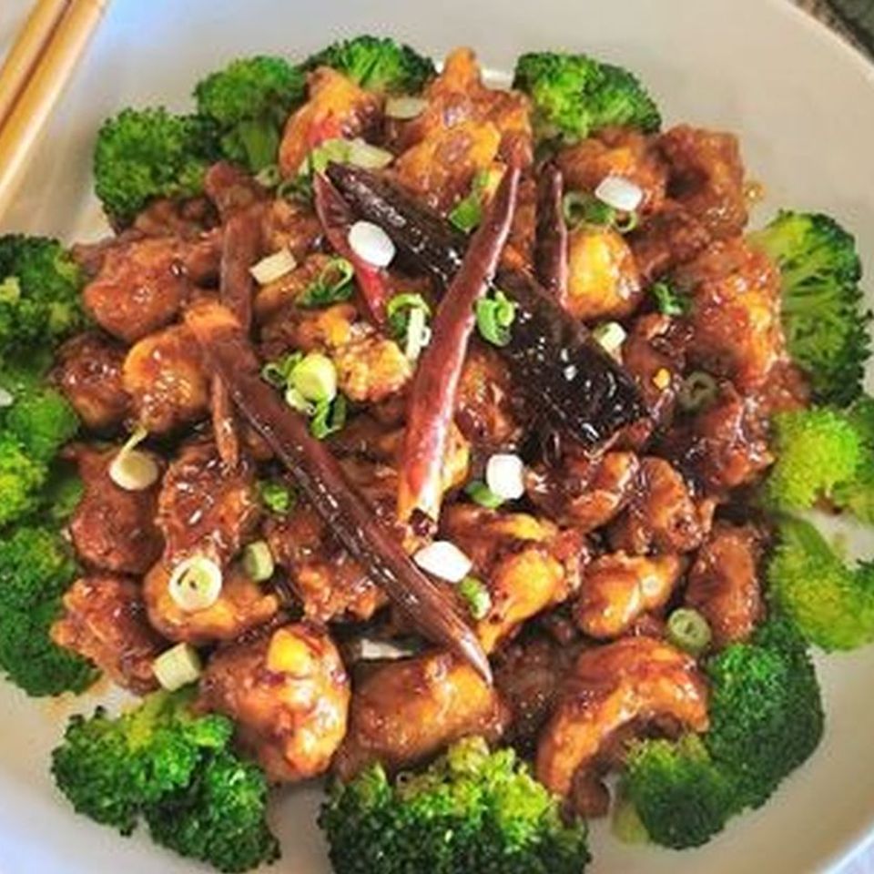 General Tso's Chicken dish at Thai American Bistro in Sugar Land, Tx
