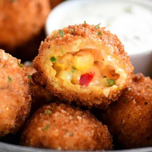 Cowboy bites mexican street corn